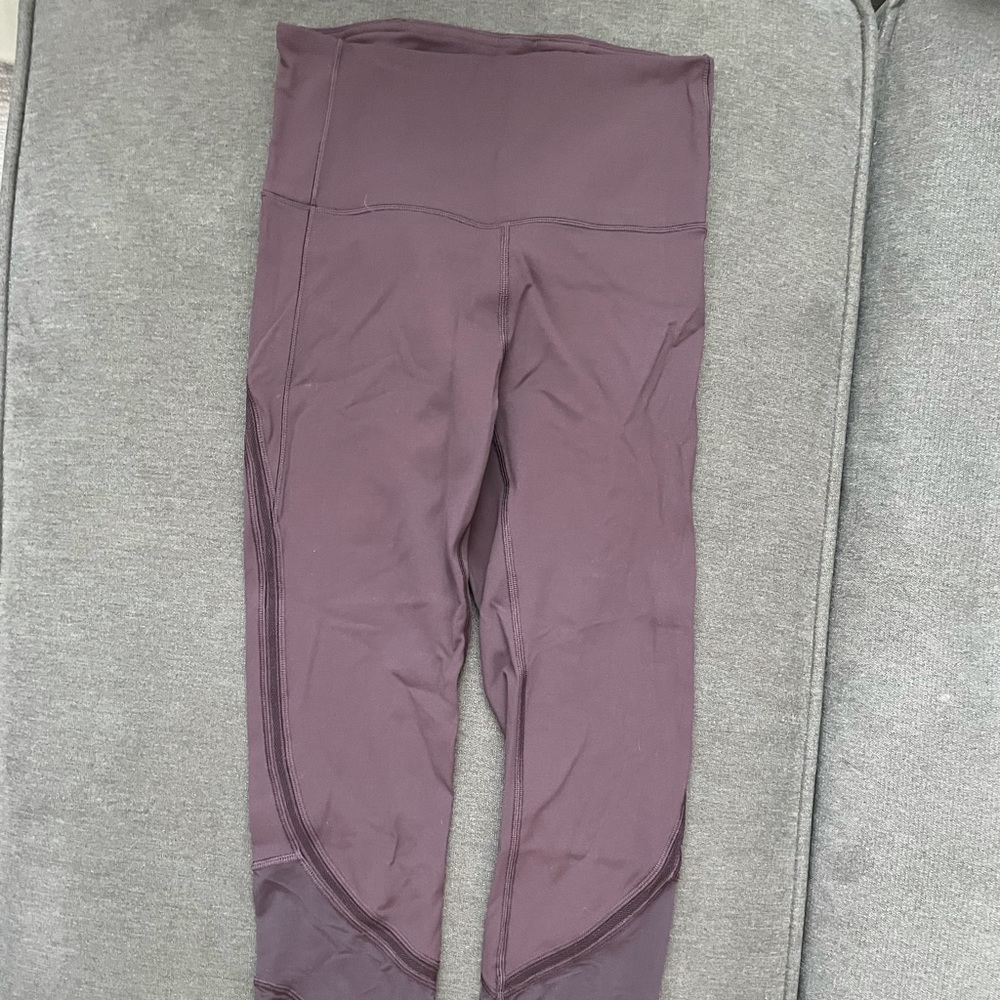 Lululemon Fresh in Mesh Leggings 25" (Sz 4)